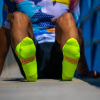 SPORCKS - Flamingo Yellow II - Cycling sock
